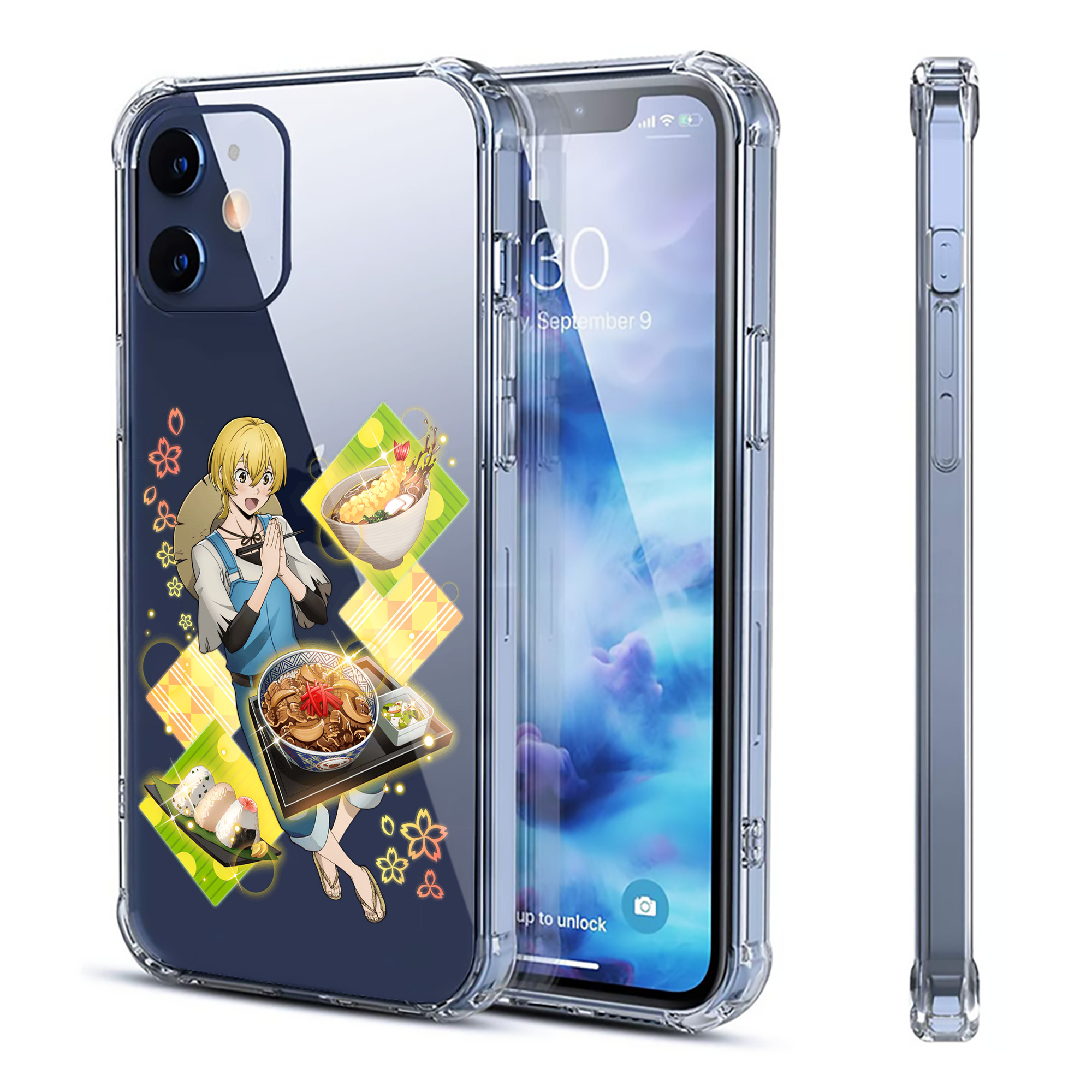 （画像用） 文豪ストレイドッグス Bungo Stray Dogs 【iPhone 12シリーズ対応】透明スマホケース（クリアソフトケース）
